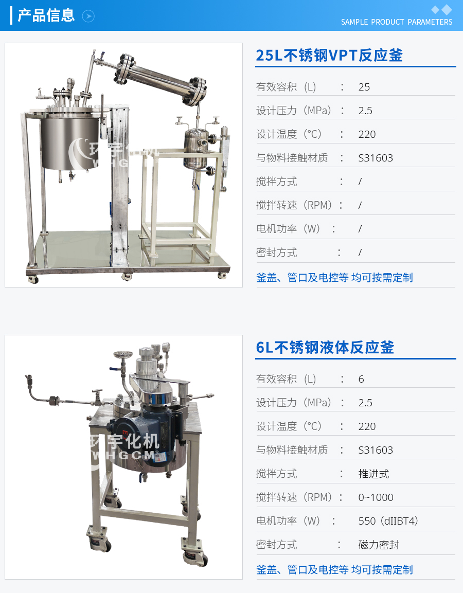 VPT反應釜系統集成